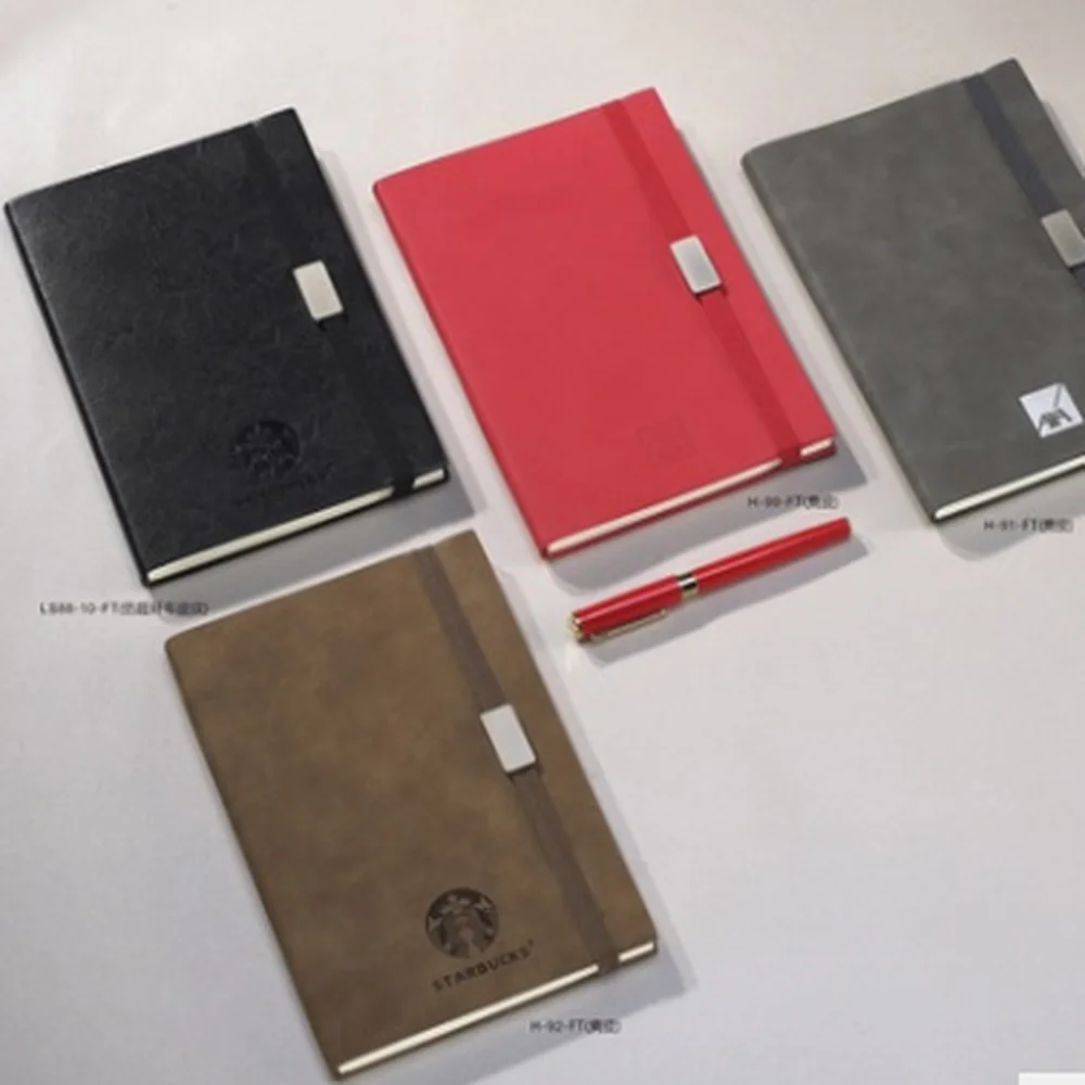 2020 new hardcover creative custom logo office meeting notepad paperback A5 notebook spot wholesale printing