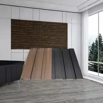 Оптовая продажа Современная 3D WPC великолепная стеновая панель для внутренней отделки высокое качество