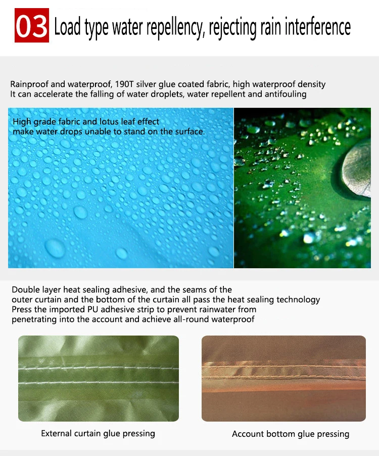 Cheapest  2 Person Ultralight Family Hiking  Waterproof Outdoor Camping  Tent