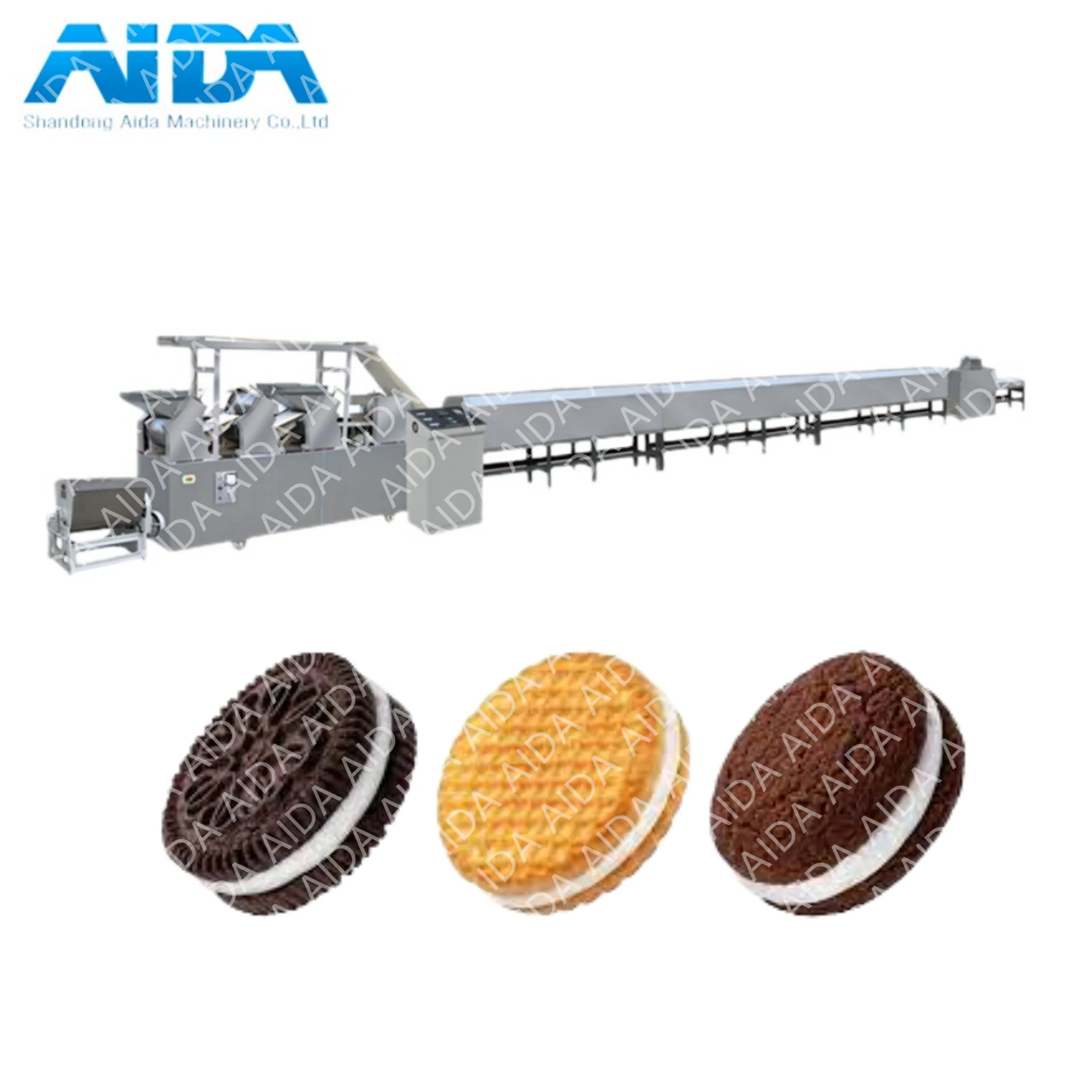 Industrial Low Salt Automatic Cheese Biscuit Production Line From China