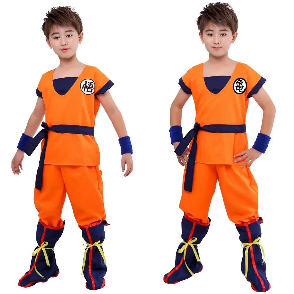 XR оптовая продажа 2 цвета аниме костюм для косплея поклонников дракона DBZ сын-Гоку Король обезьян на Хэллоуин