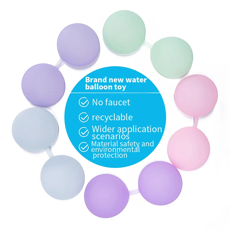 Reusable Water Balloons Balls Adults Kids Summer Swimming Pool Silicone Water Fighting Playing Toys Pool Water Bomb Games