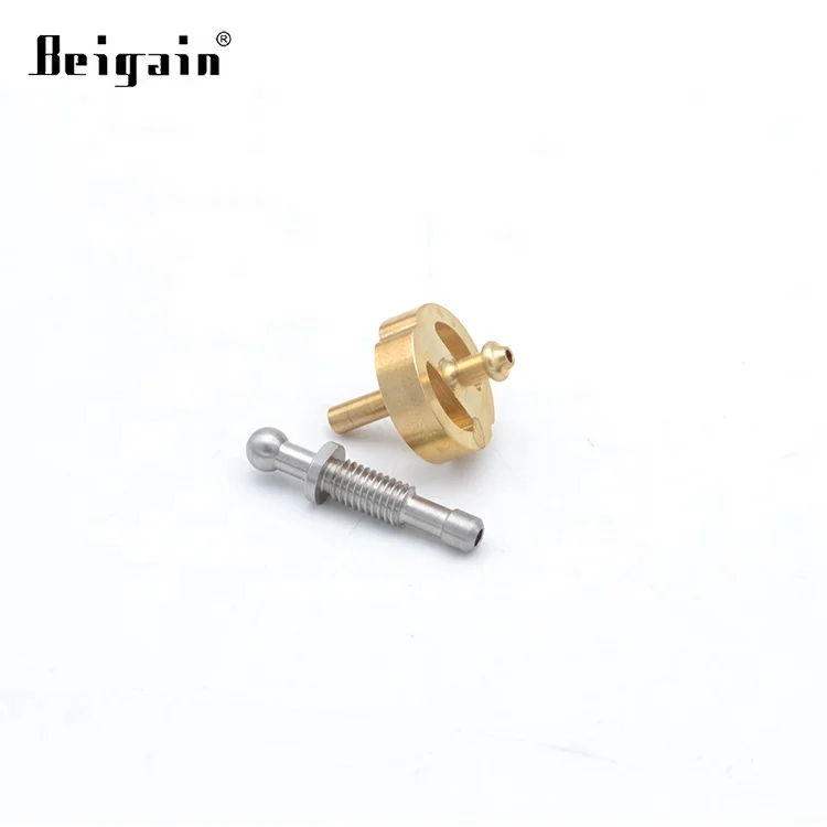Precision Hardware Brass Fittings/Stainless Steel Threaded Pin/ CNC Knurling Lathe Processing Desktop