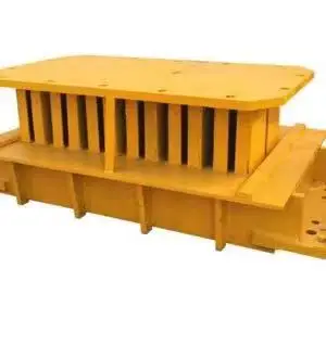Semi-automatic hollow block making machine for concrete blocks