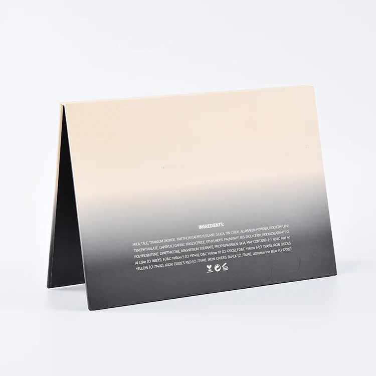 High-end customized pigment eye shadow palette dazzling makeup glitter eye shadow  palette