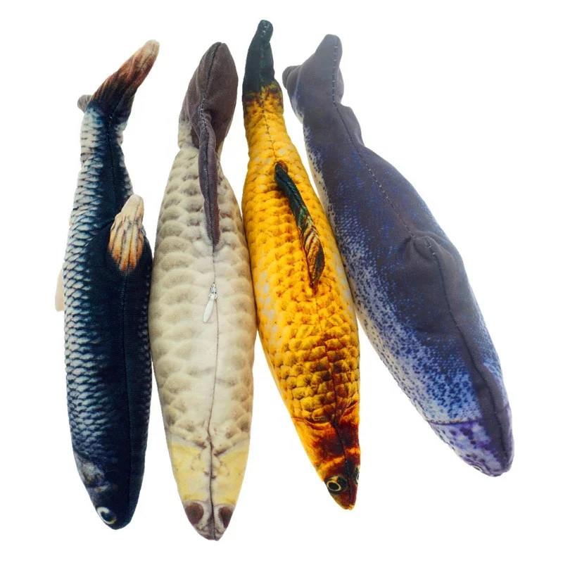 30CM Pet Cat Toy Electric USB Charging Simulation Dancing Moving Floppy Fish Cats Toy For Pet Toys Interactive Dog Dropshipping