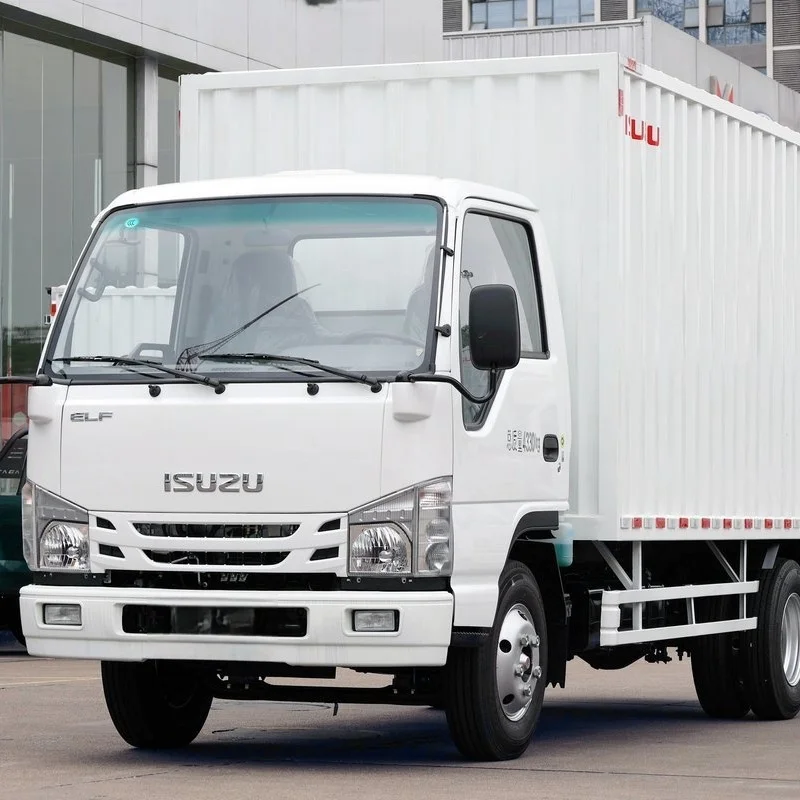 ISUZU AUTO Truck 5T 150HP 4x2 Euro 2 3 4 5 6 Light truck customized box body Lorry Chassis close Van Cargo Truck