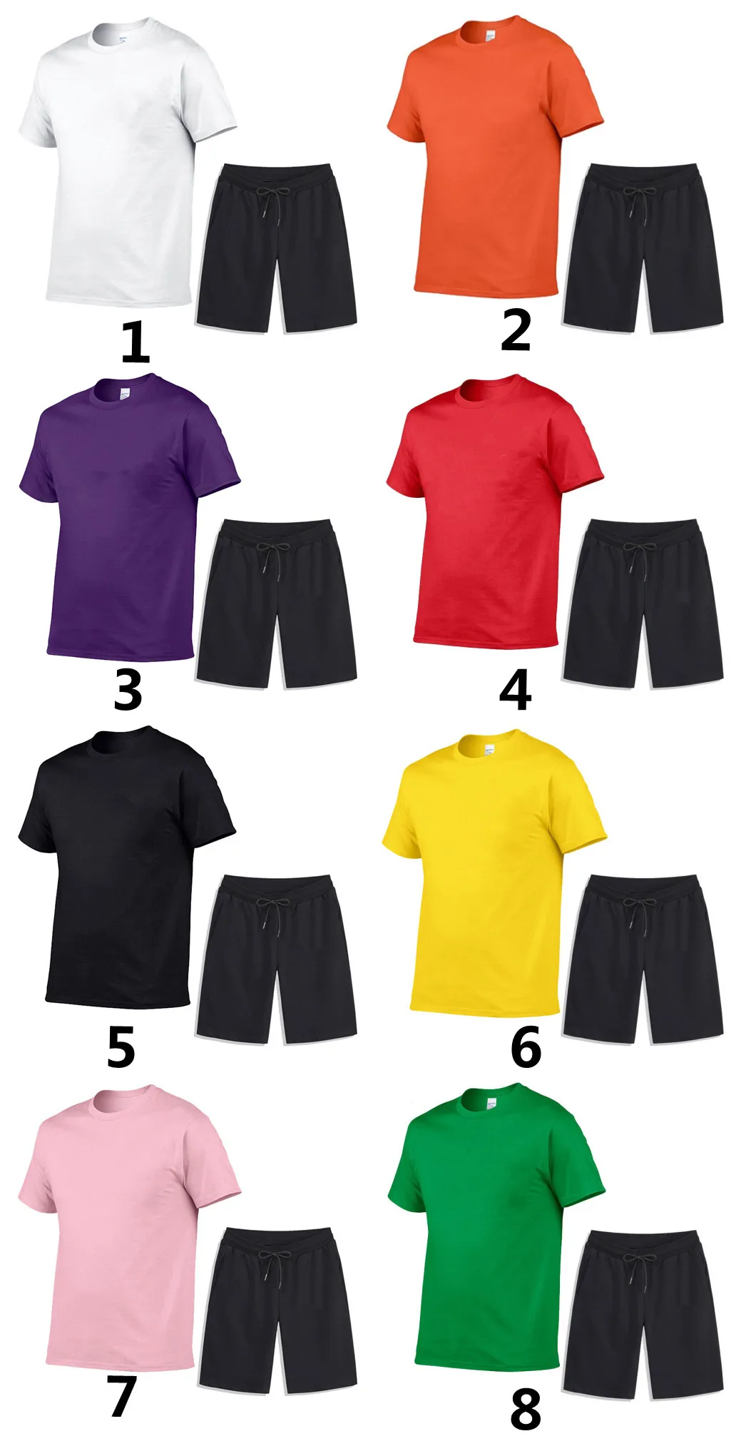 Custom sweatsuits with logo Mens 2021 short sets sweatsuit vendor joggers suits men summer cotton shorts set