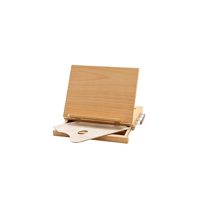 MEEDEN High Quality drawer Miniature Wooden Desk Easel for Table Drawing