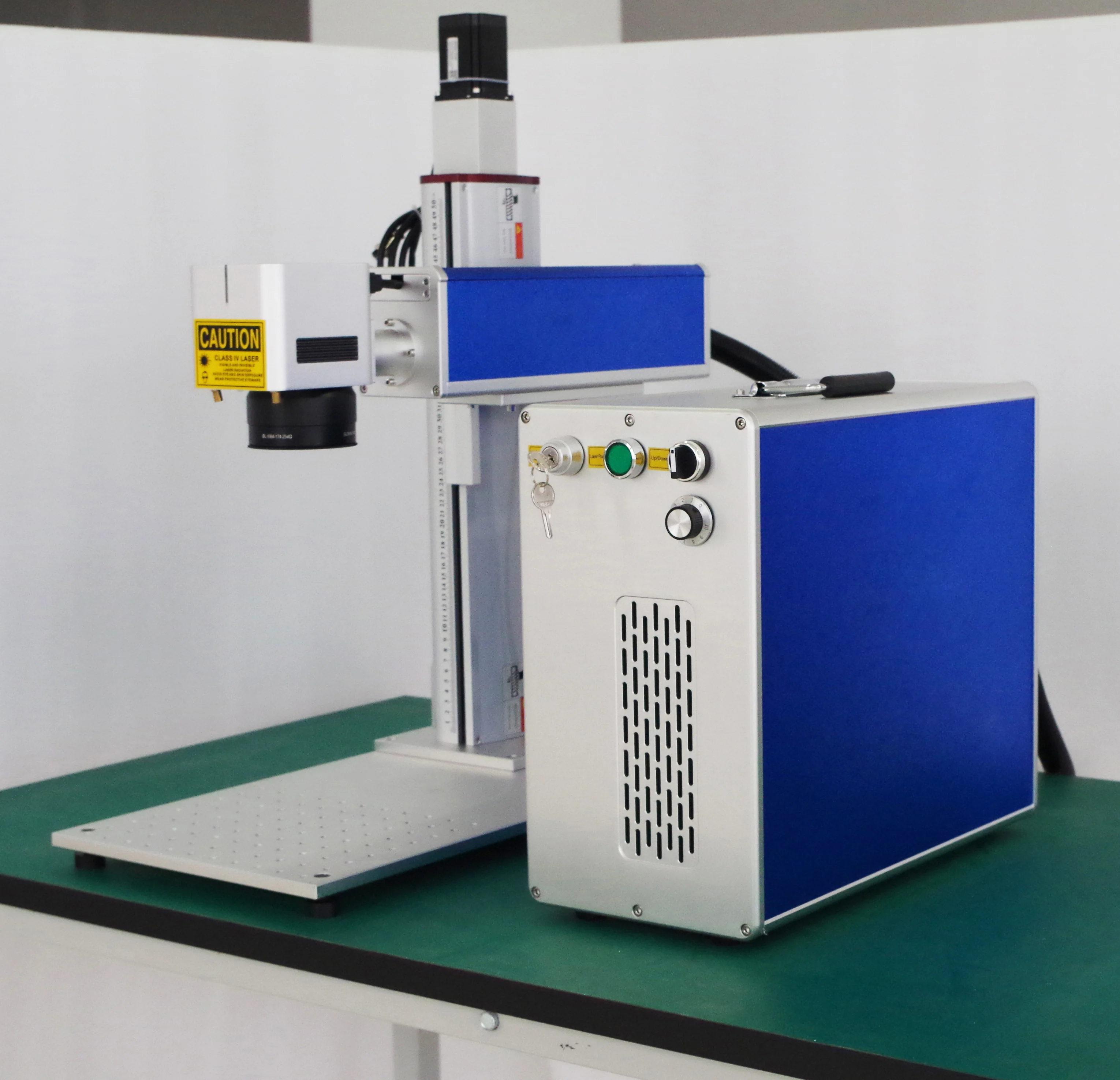 JPT MOPA M7 60W 80W 100W motorized z-axis split portable fiber laser engraving cutting machine for jewelry gold sliver copper