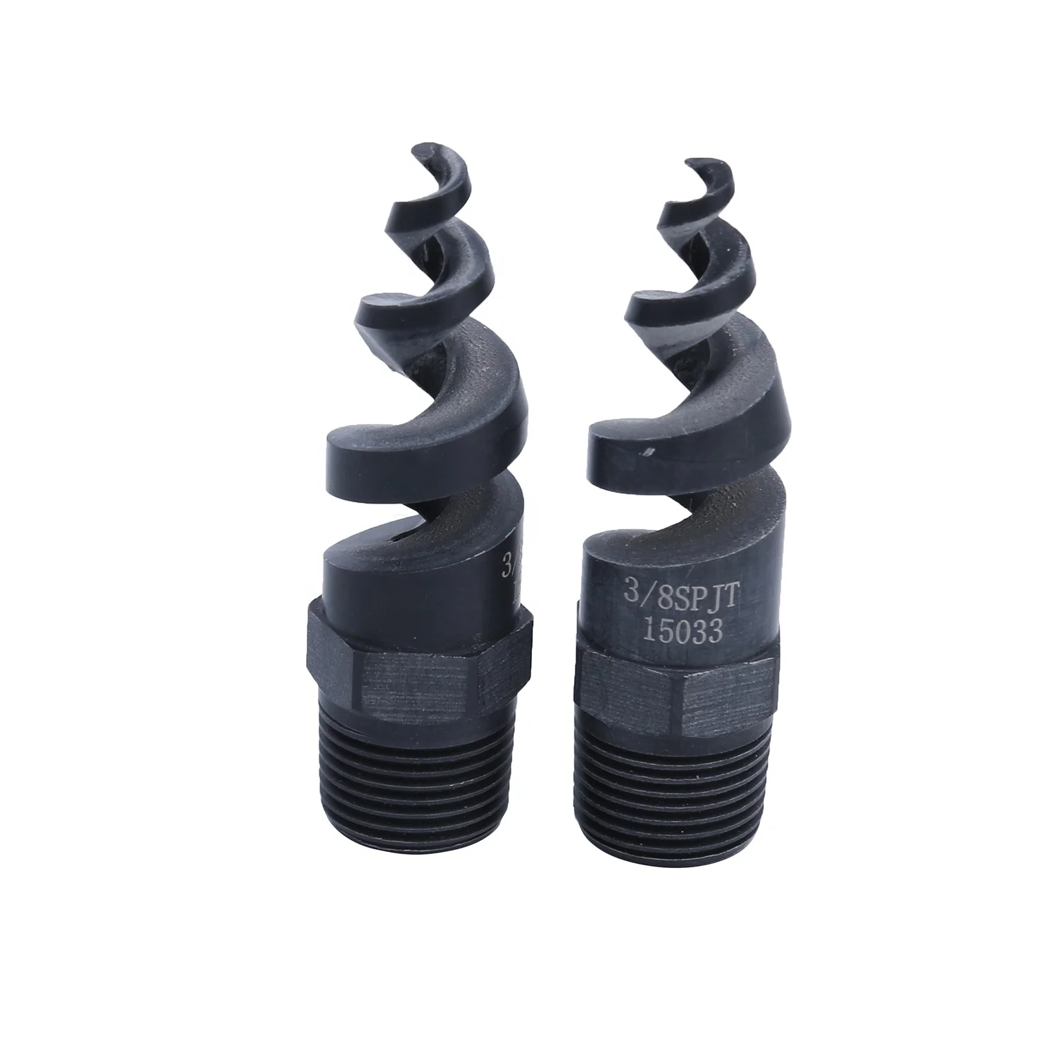3/8 SPJT Hollow Cone/Full Cone Spiral Plastic Spray Nozzle, spiraljet nozzle