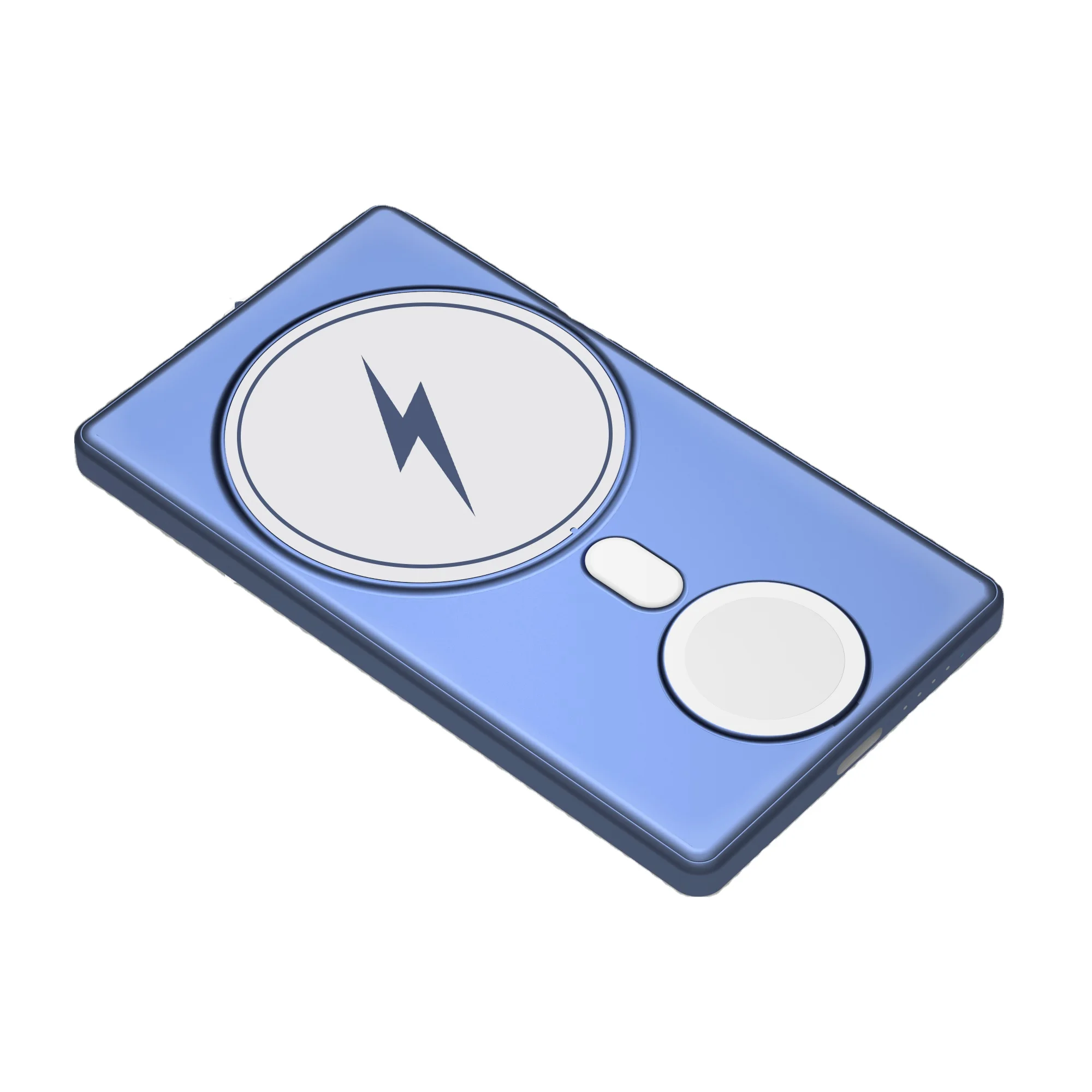 OEM Mini Magnet Wireless Charging Battery Pack Qi Fast Power Station Magnetic 3 in 1 Multifunction Wireless Charger Power Bank