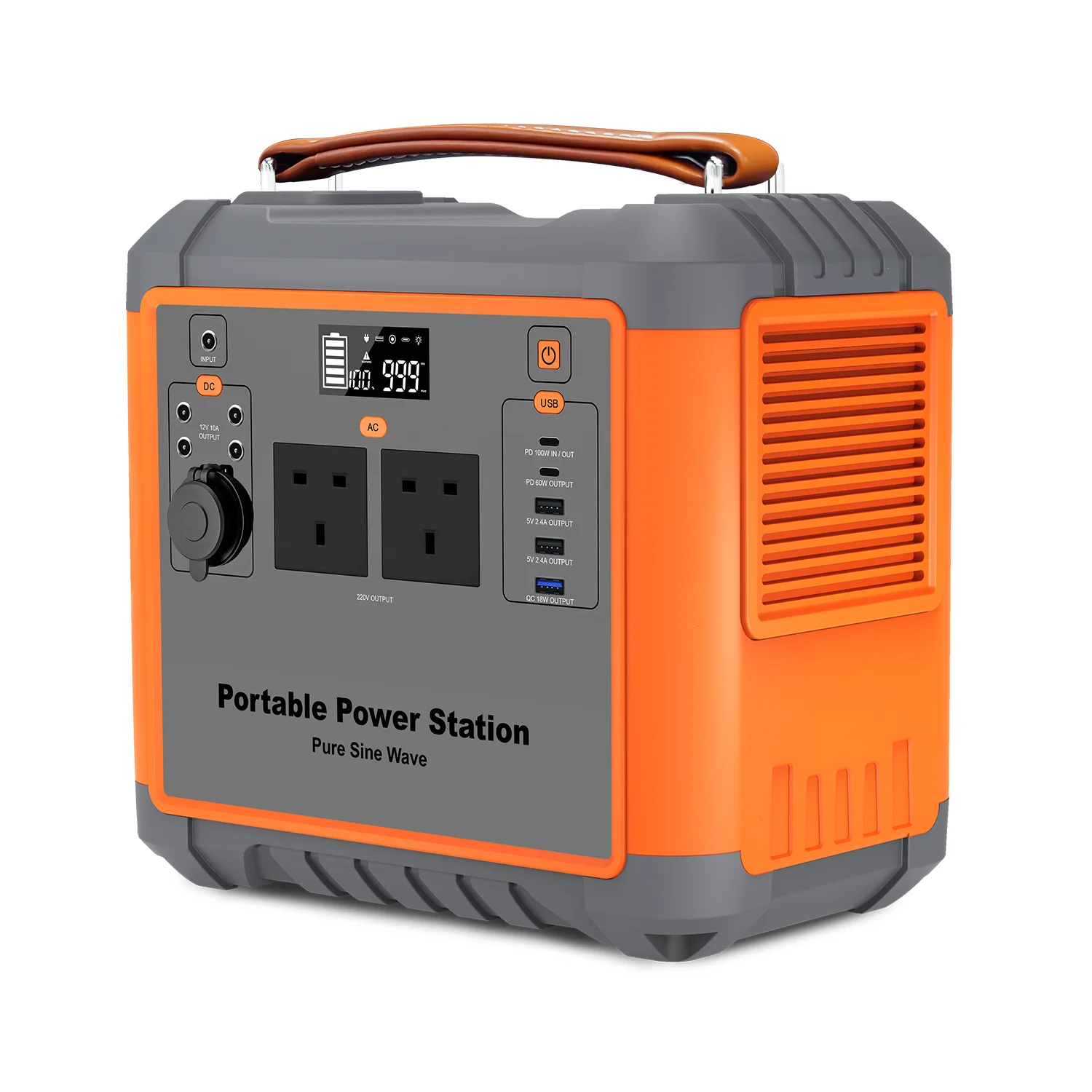 For outdoor camping equipment 1000W solar generator power supply backup energy system supply