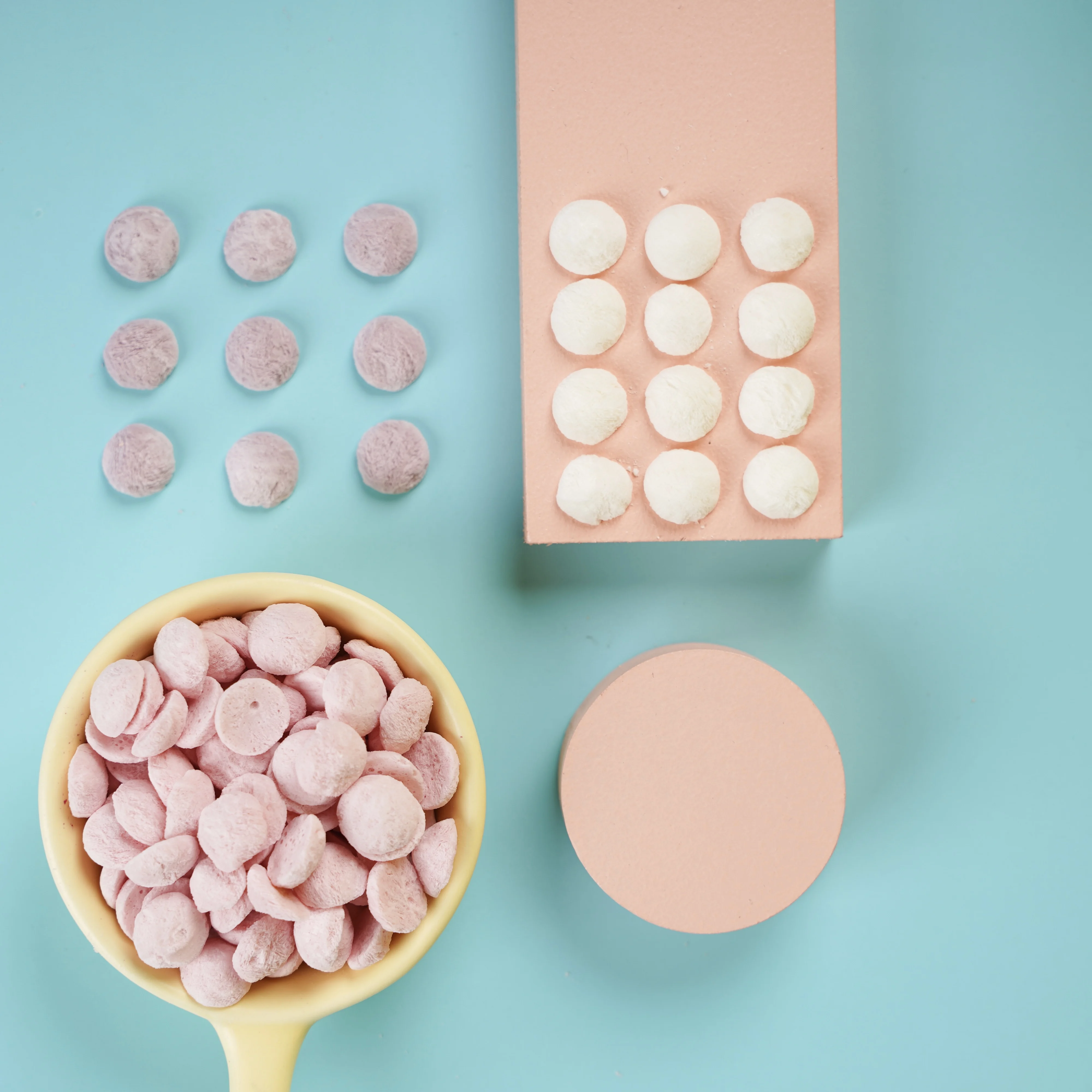 Популярный небольшой минимальный заказ, здоровое питание OEM ODM, качественная питательная закуска для младенцев, пробиотики, замороженные фрукты, йогурт, конфеты, тает