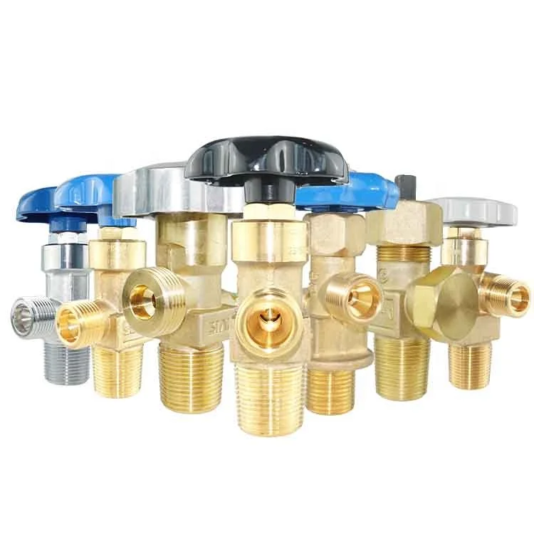 SiAN QF-2D Customization Nitrogen Valves Range Needle Type O2 Air N2 Cylinder Brass Medical Use Oxygen Gas Safety Control Valves