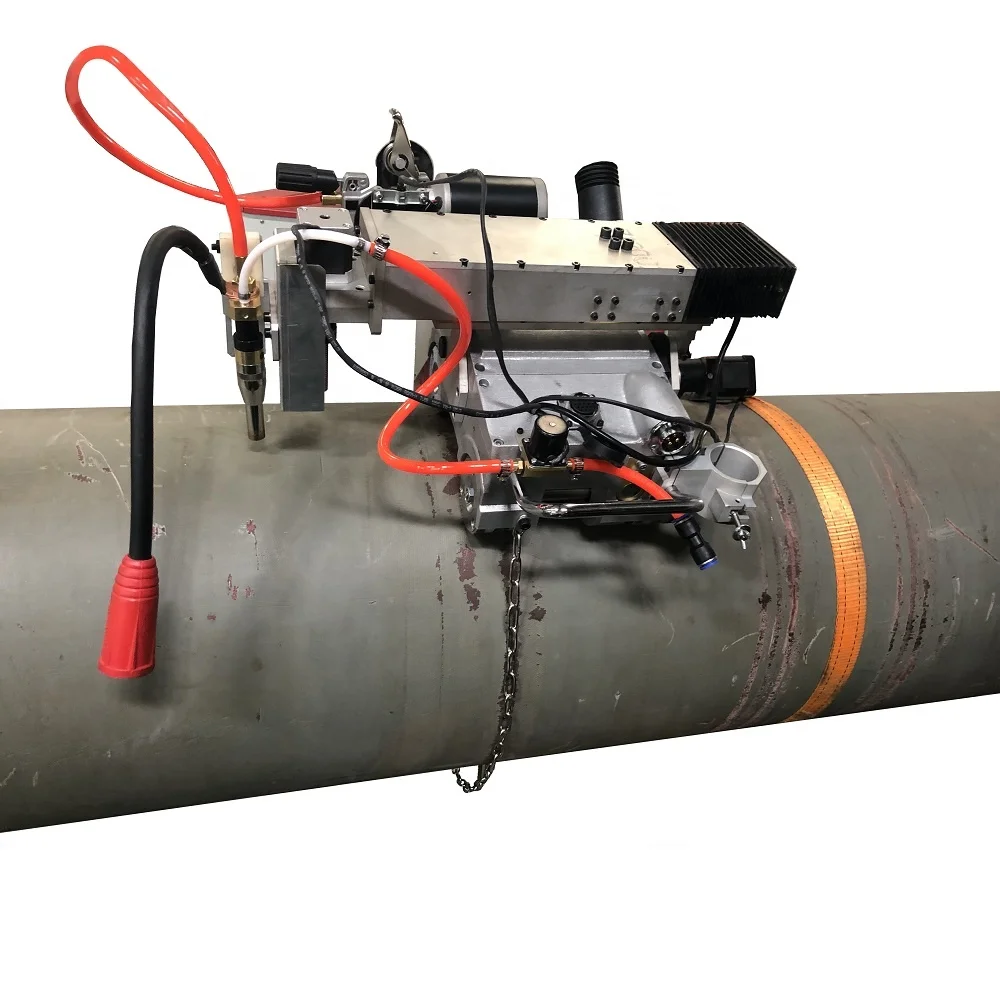 Magnetic Type Automatic Pipeline Welding Machine GMAW/FCAW for Portable Orbital Pipe Welding Machine