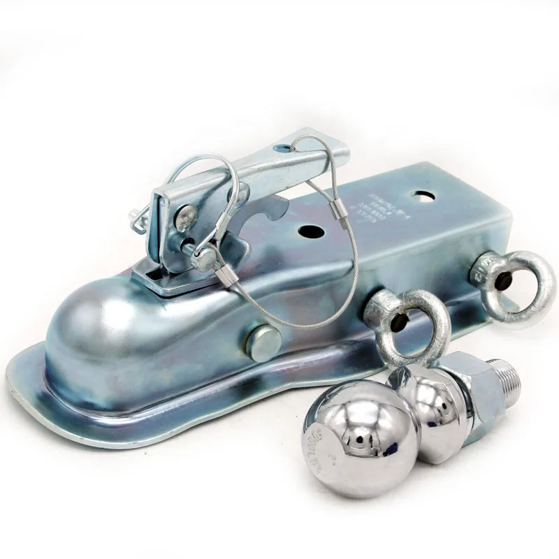  LOVEYOUNG high quality steel fit 2 inch trailer tube coupler towing parts galvanized