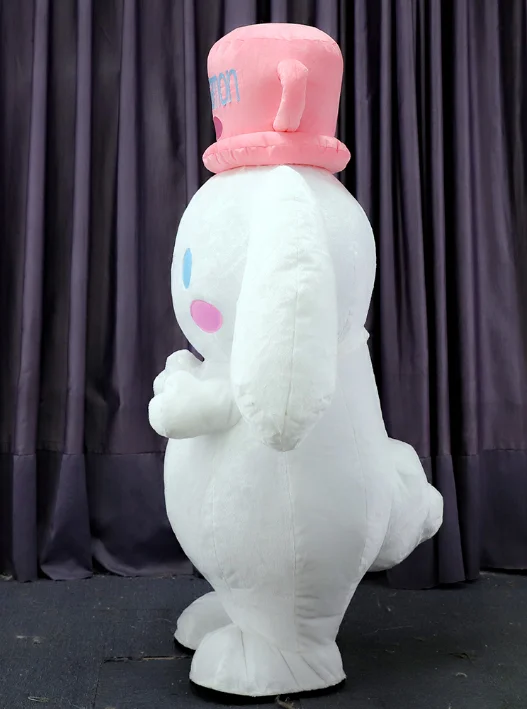 Portable Plush Material Inflatable Cinnamon Dog Costume,Parade Party Decoration Cartoon Sanrio Character Inflatable Animal Suits