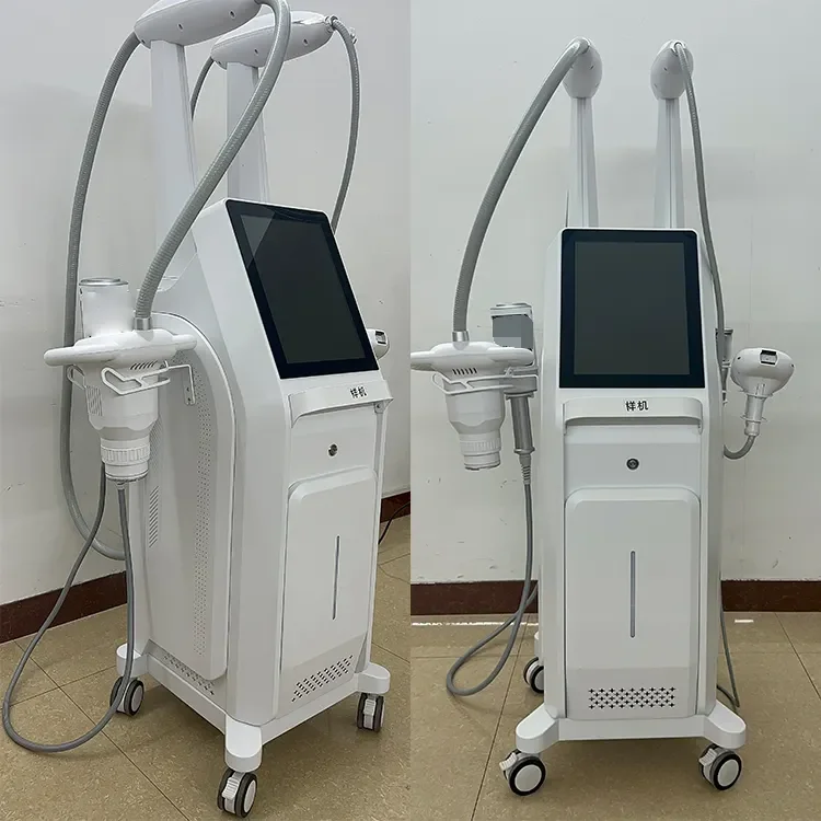 5 In 1 Inner Ball Roller Vacuum Fat Reduction Led Light 360 Degree Rotation RF Beauty Equipment