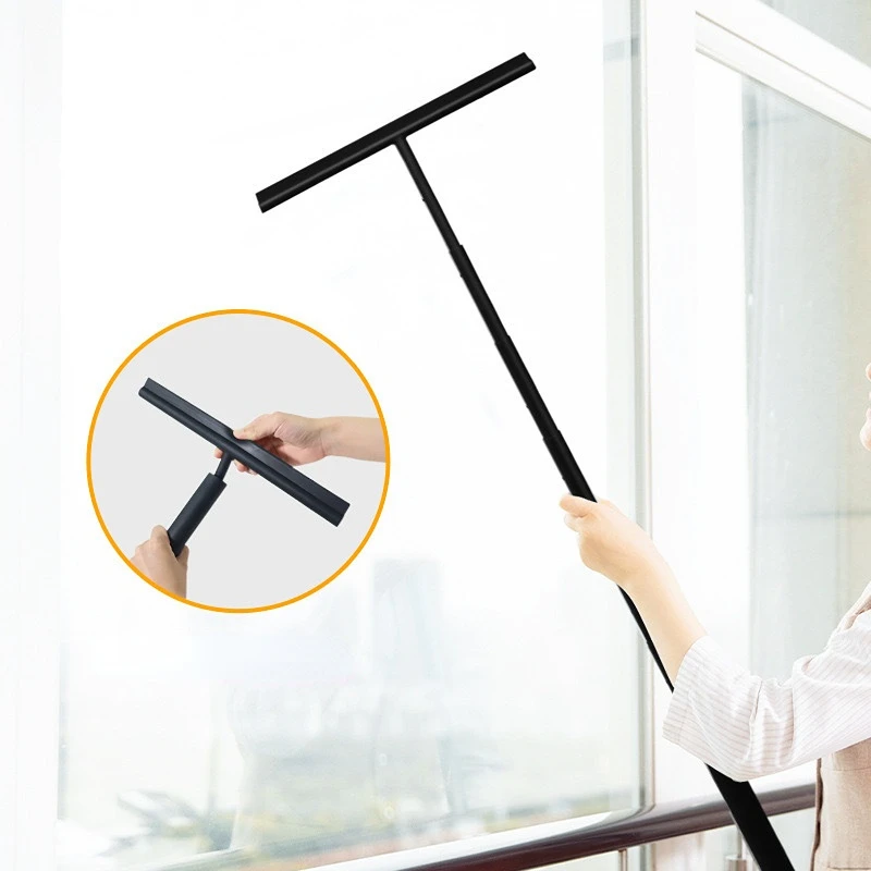 FF2288 Shower Doors Glass Wiper Glass Floor Window Cleaner Car Windshield Extension Pole Windows Squeegee