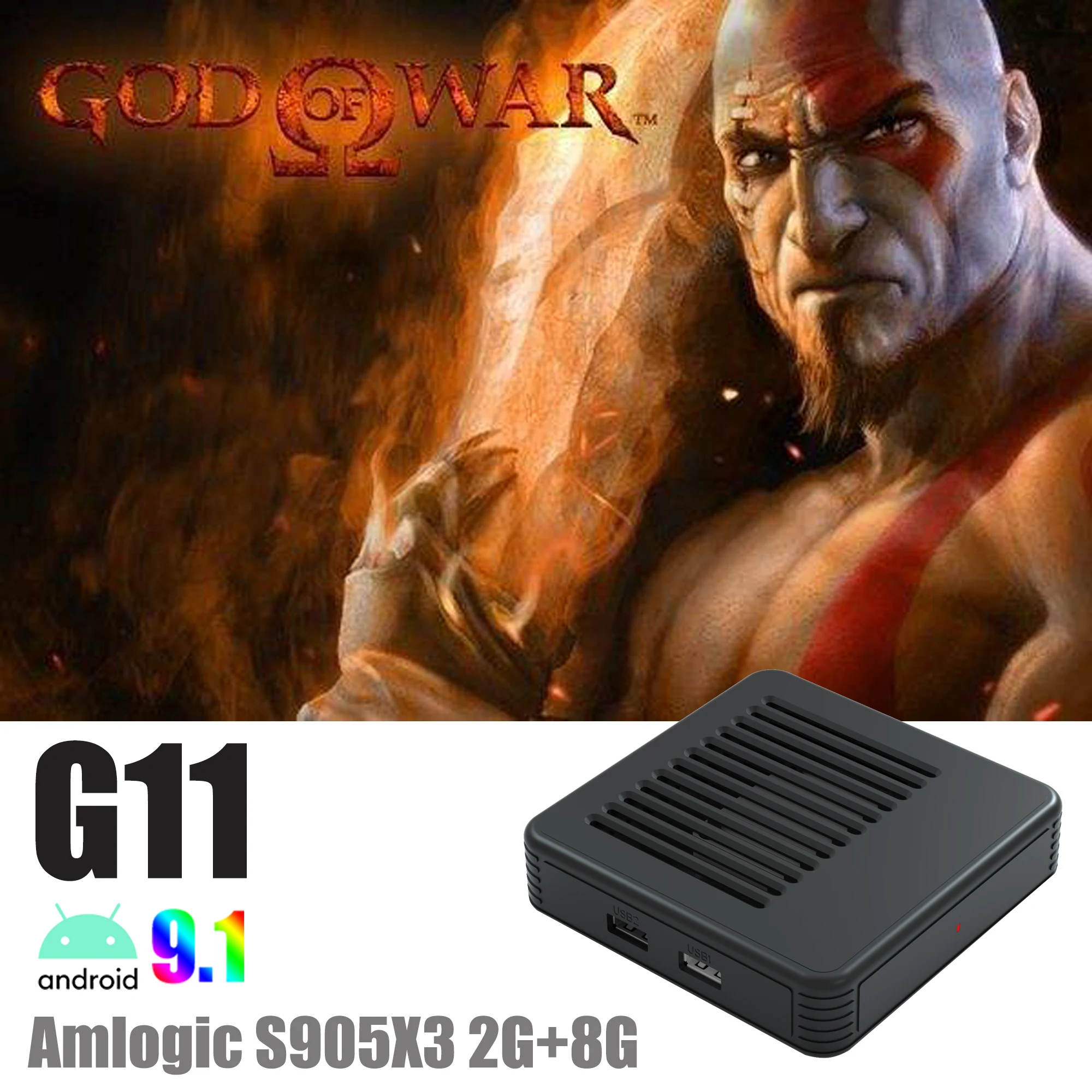 G11 Game Box Video Games Console 4K TV HD Family Retro GameBOX With 2.4g Wireless Controller PSP/DC/N64 for home game