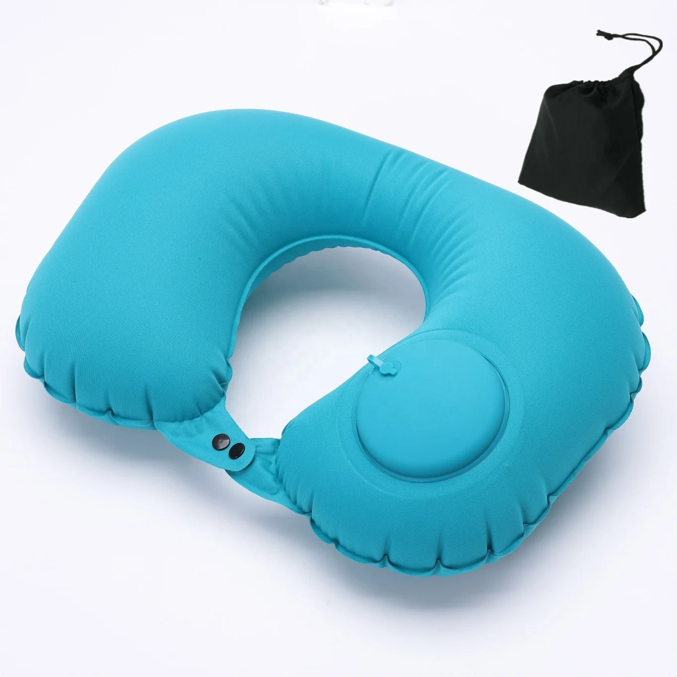 Air Inflatable Traveling Comfortable Travel Pillow Neck Pillow Airplane for Sleeping Travel OEM Memory Foam Pillow