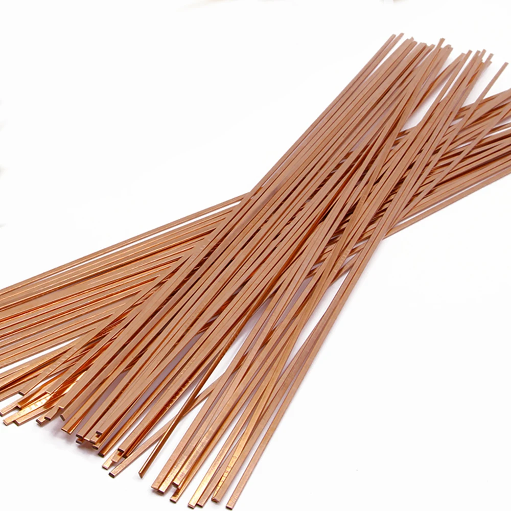 Hot Sale good quality copper phosphorus welding rod material brazing wires strip flat bar square rod