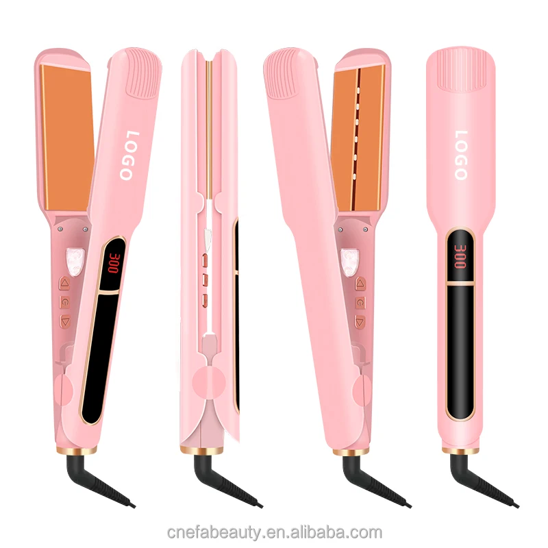 CE ROHS MCH Vendor 450 Degrees Professional Brazil Keratin Ceramic Nano Titanium Flat Iron Hair Straightener