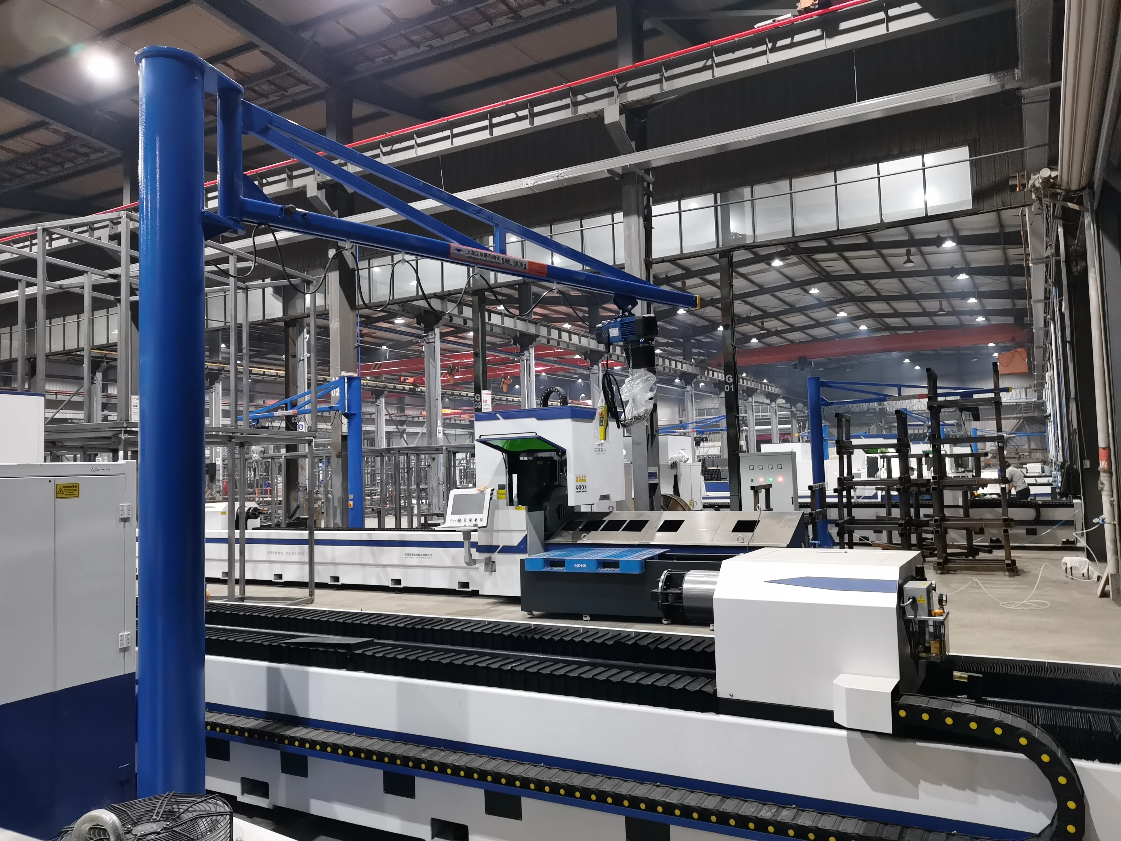 1000KG Jib Crane Hoist Pneumatic Electric Lifting Equipment Sheet Metal Vacuum Lifters for Sale