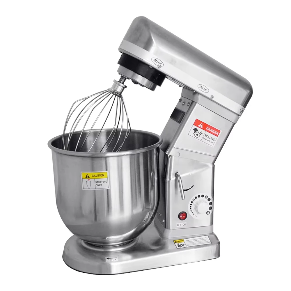 XEOLEO Commercial 5L/7L/10L Planetary Mixer 500W Electric Stand Egg Flour Food Blenders Dough Kneading Machine