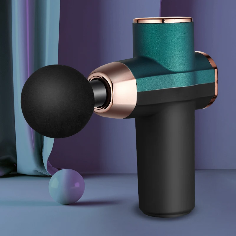 Портативный Электрический массажный пистолет с разъемом Usb C для глубокой женщины ударный фасциальный мини-массажный