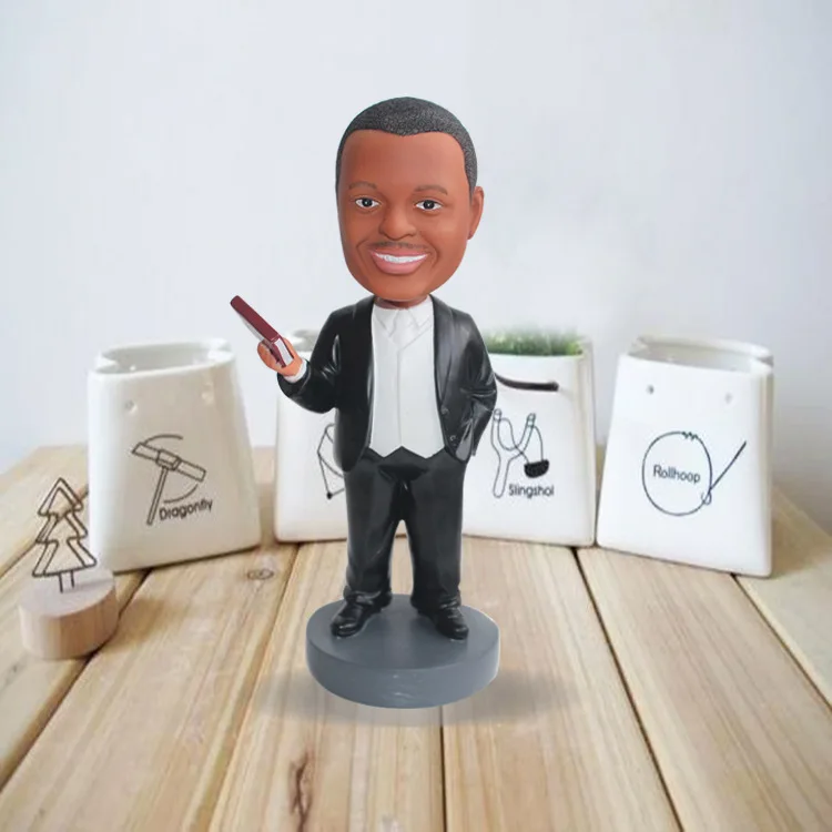 Bubble head Car Decor Custom Star athletes Multifunction Resin Crafts Basketball Bobbleheads