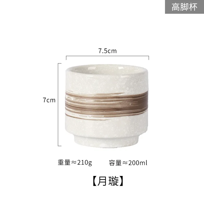 Japan Style Sushi Small Tea Cup Ceramic Handmade Sake Cup
