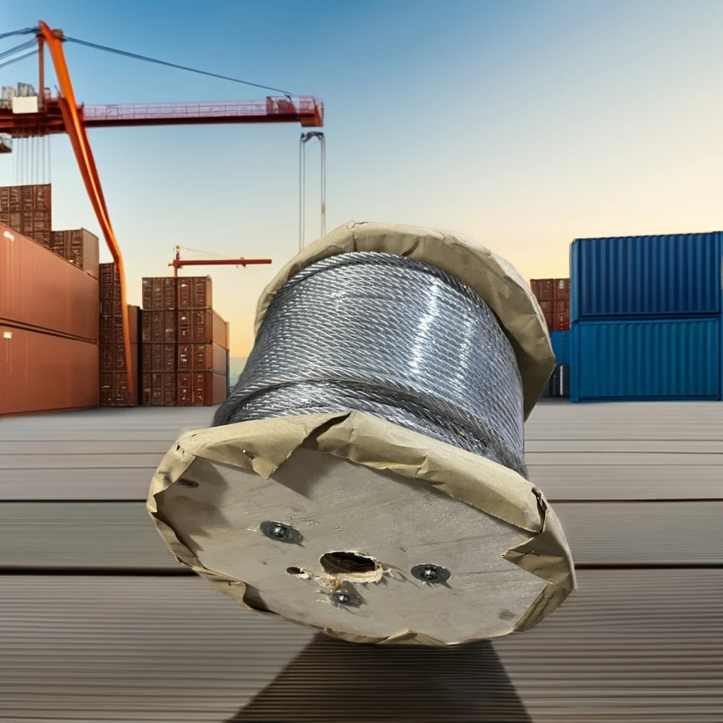 Wholesale 7x7 Wire Carbon Steel Rope From China Factory Galvanized Finish Balcony Rope