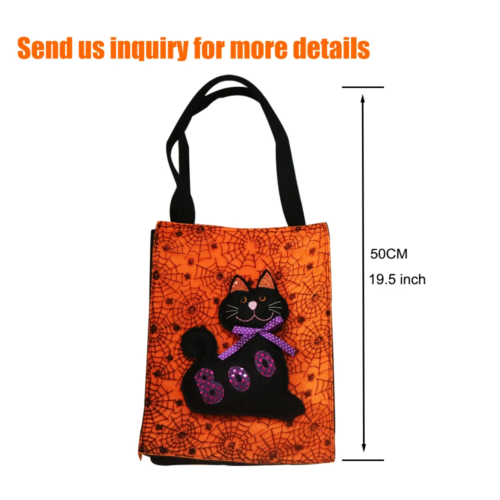 halloween bag tote halloween candy bag decorations