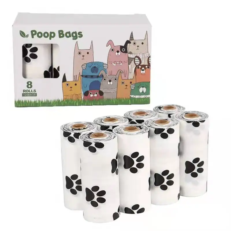 Dog Poop Bag Leak Proof Earth Strong Rated Dog Poo Bags Refill Rolls Pet Poop Bag Dog