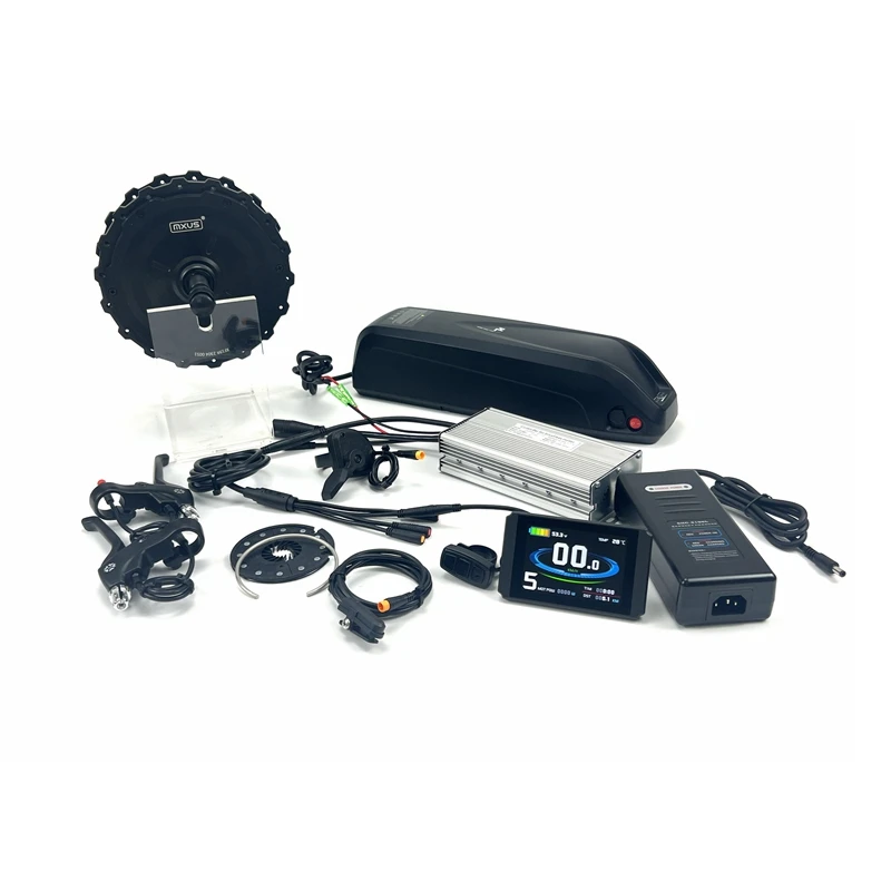high powerful 48v 1000w ebike conversion kit waterproof connectors with KT controller LCD8H display