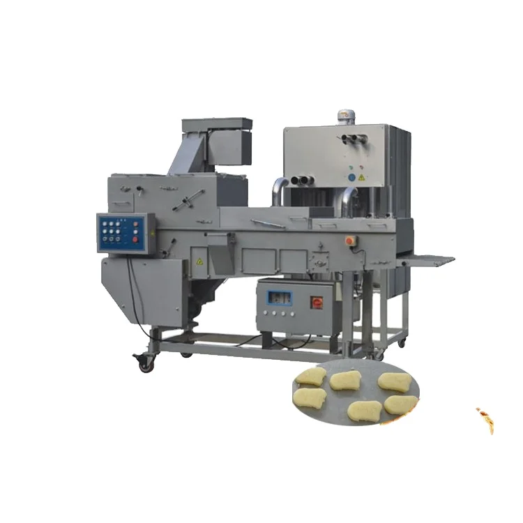 Factory Breading Chicken Crumbs Flour And Battering Continuous Coating Machine