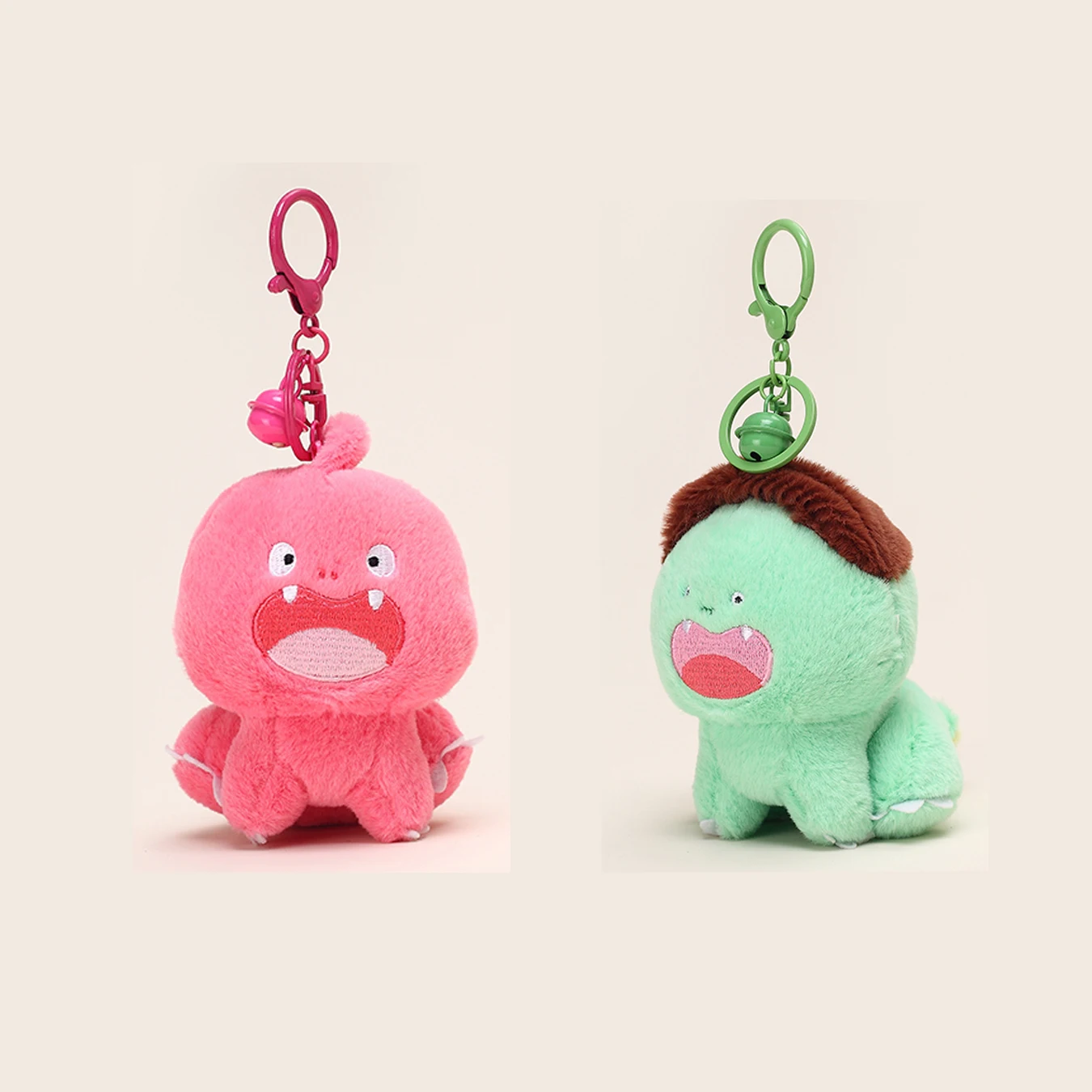 Cheap Promotional Gift Cartoon Pendant Keychain Cute Plushie Stuffed Animal Custom Funny Dinosaur Plush Doll Figure Toy