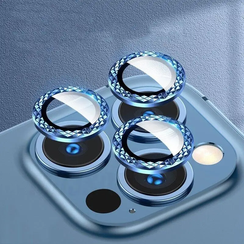 Camera Lenses Protector Glass for Apple iPhone 13 Pro/13 Pro Max 5D Armor Gold