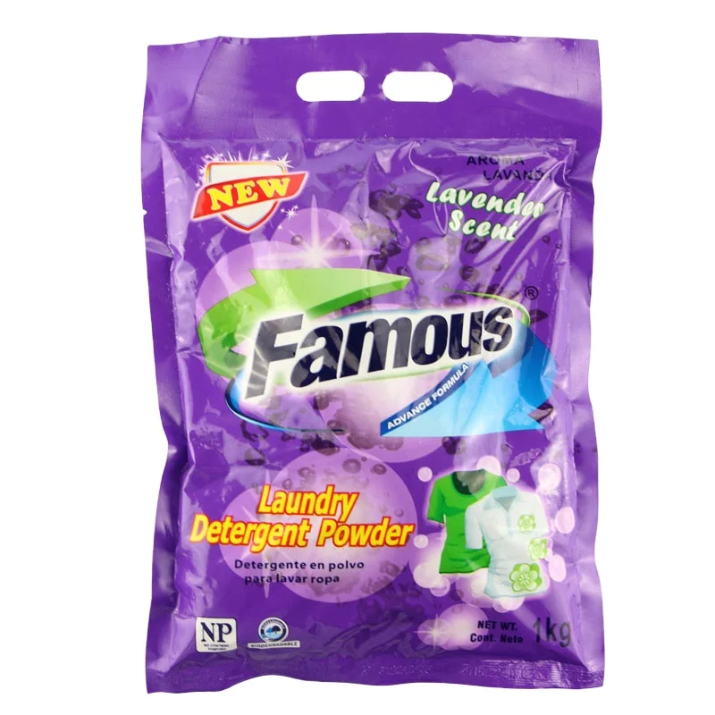 Guangzhou laundry powder with scoops wholesale bulk washing detergent laundry soap powder