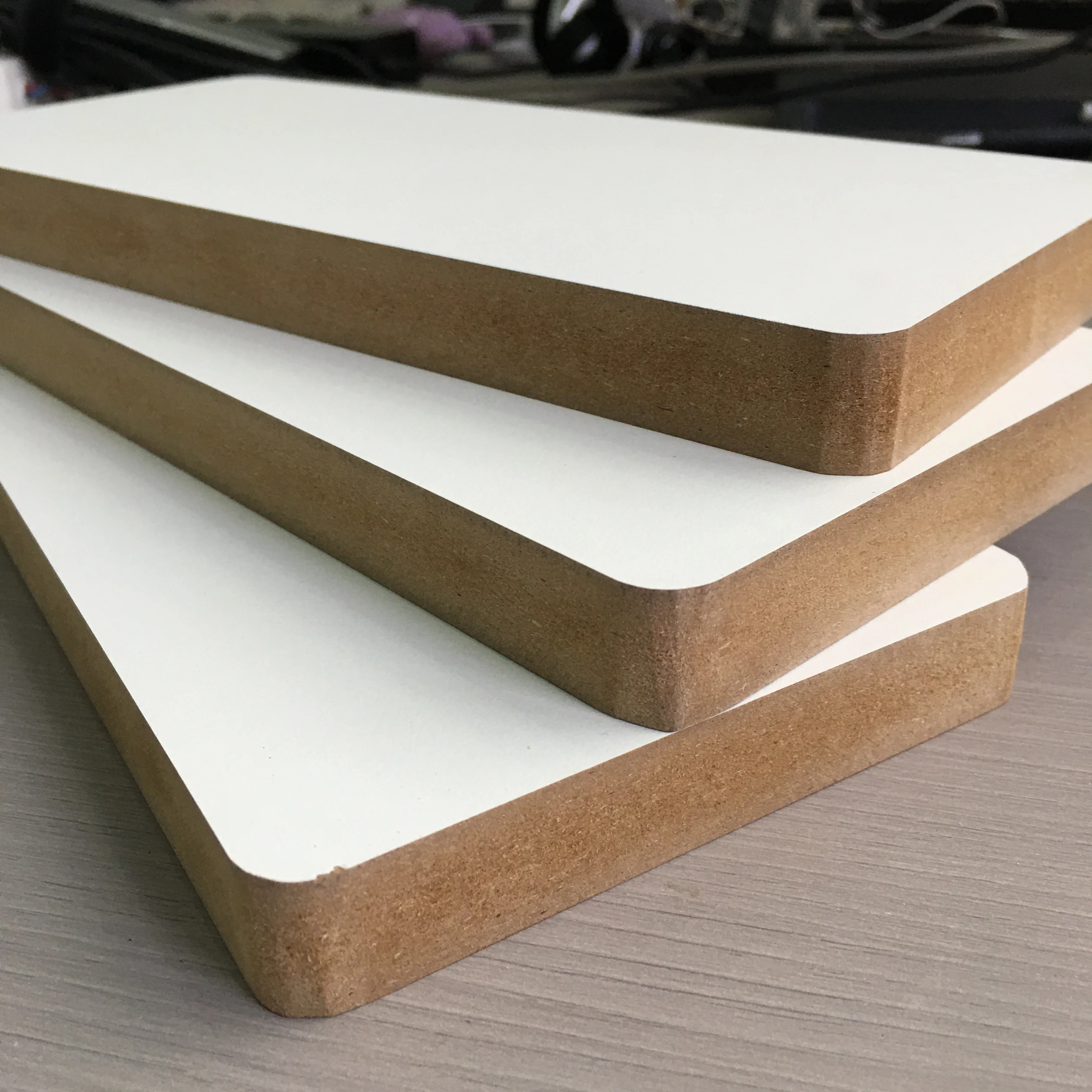 15mm 18mm board for MDF, white melamine film, board for furniture