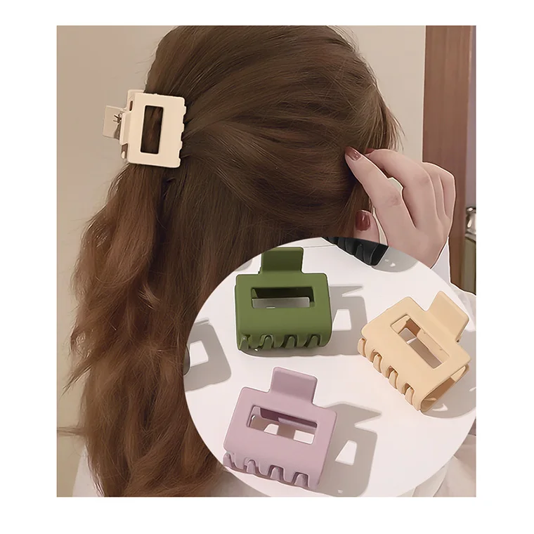 Women Hair Claw Crab Clip Charm Chic Solid Small Hair Styling Tools Headgear Hair Clips