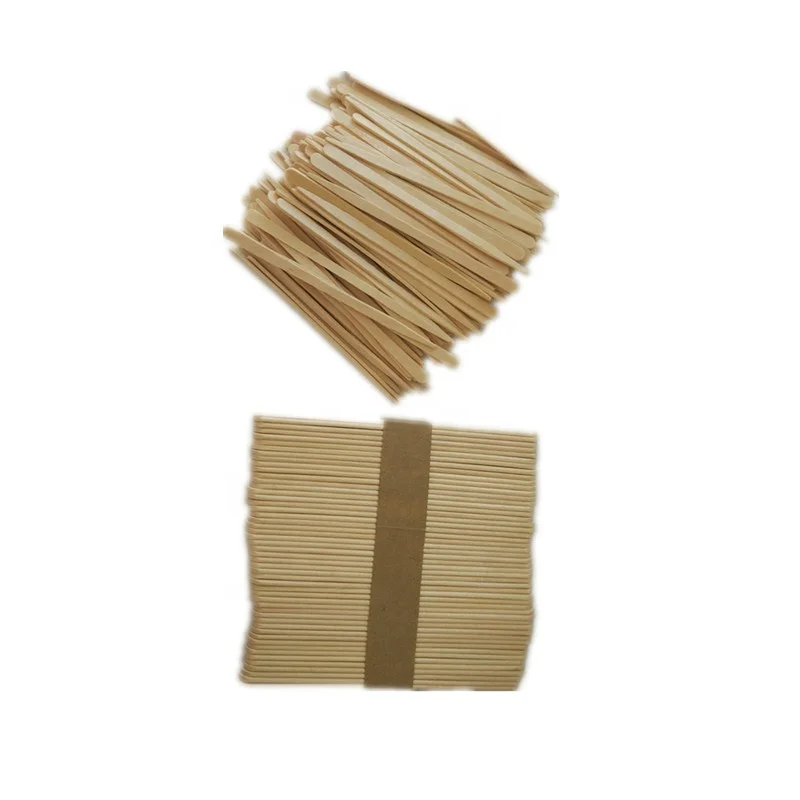 
Biodegradable disposable wooden eyebrow waxing spatula 3.5 inch 100pcs/bag 