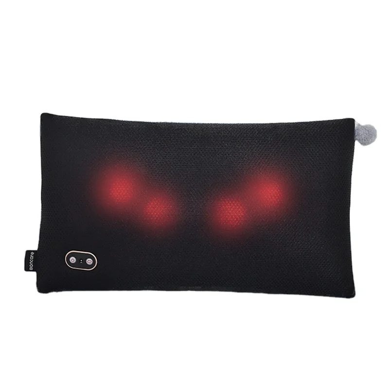 Heating Shiatsu Vibrator Pillow for Neck Shoulder Back Body Massager with Infrared Therapy Car Home Sofa Cushions Chair Kneading