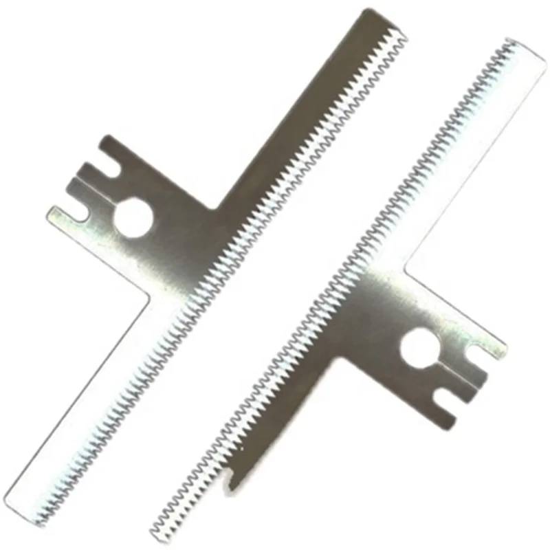 Packaging machine serrated knives for bags cutting knife serrated T- shape