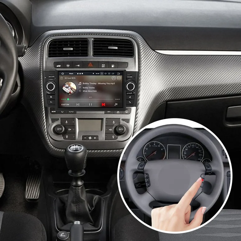 7 Inch 4 Core Car Multimedia Player For Fiat Grande/Punto/ linea 2007-2012 DVD Automotivo Android GPS Navigation DSP