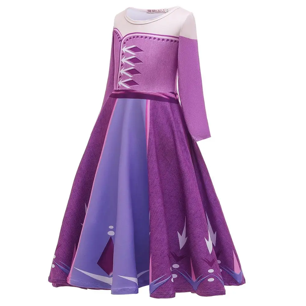 Fashion Frozen 2 New Style Kids Costume Cosplay Princess Elsa frozen dress