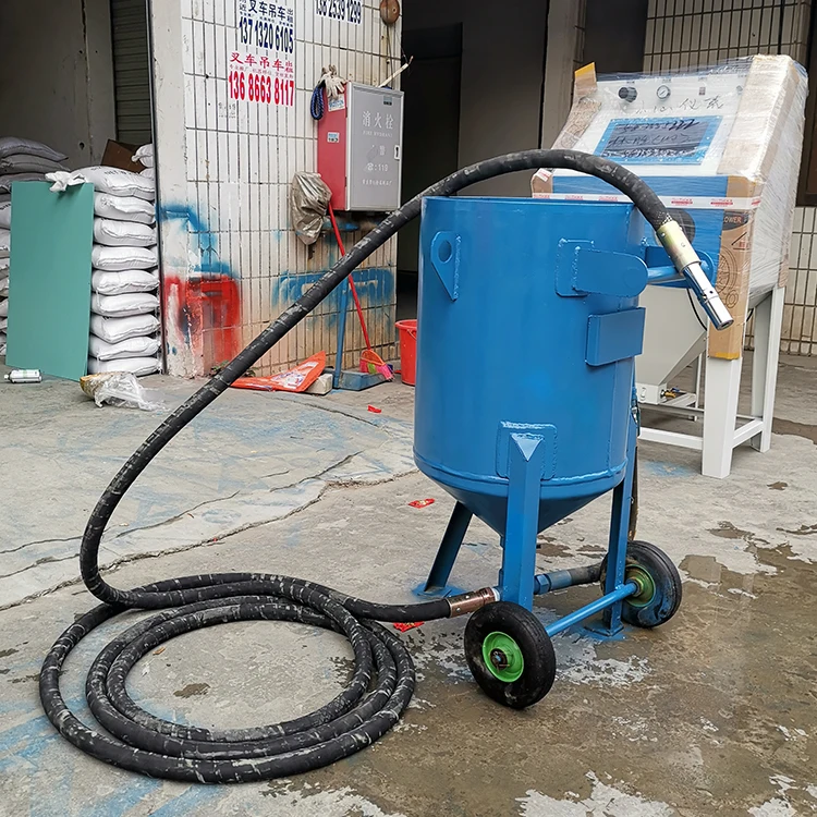 Sandblaster Cabinet Sablage High Quality Free Dust Turntable Sand Blasting Machine