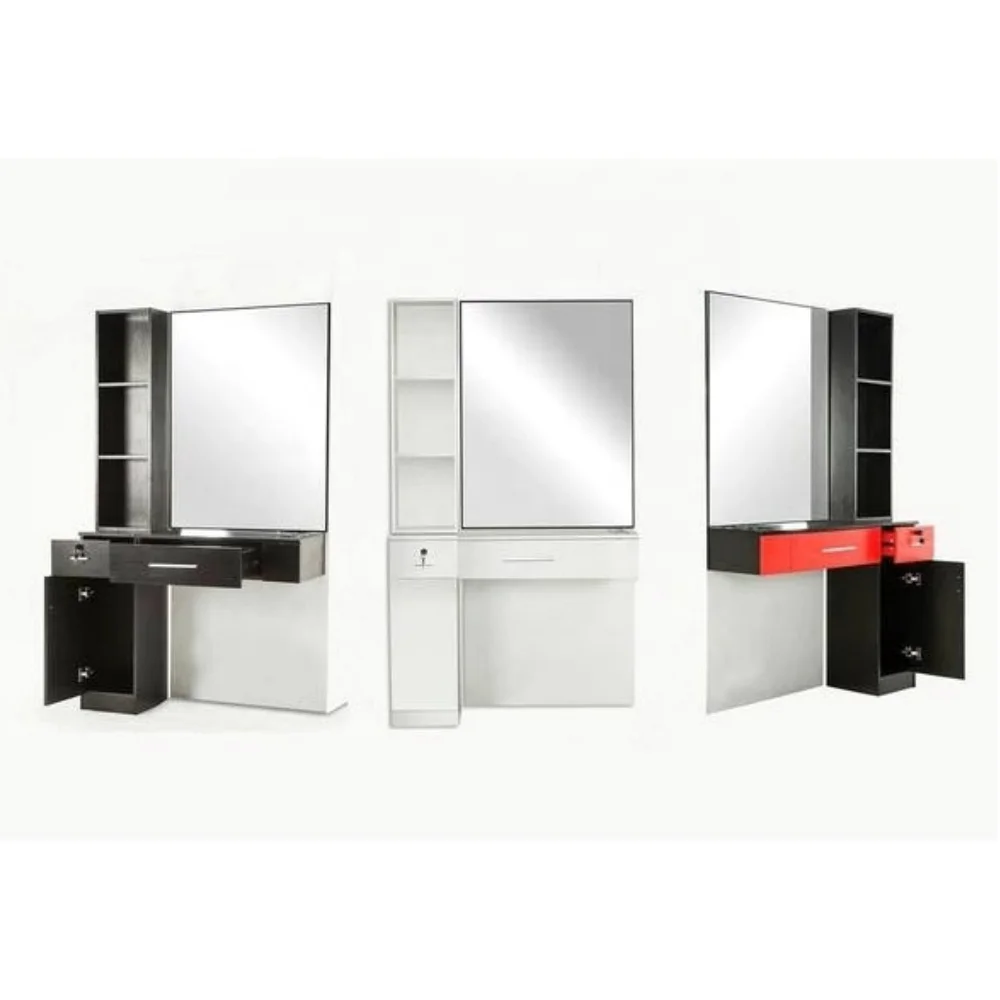 Горячая Распродажа, зеркальная станция для парикмахерской из МДФ, стоячее зеркало для салона красоты, высокое качество, Лидер продаж, станция для парикмахерской